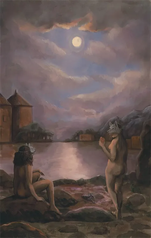 La Luna Tarot Illustration