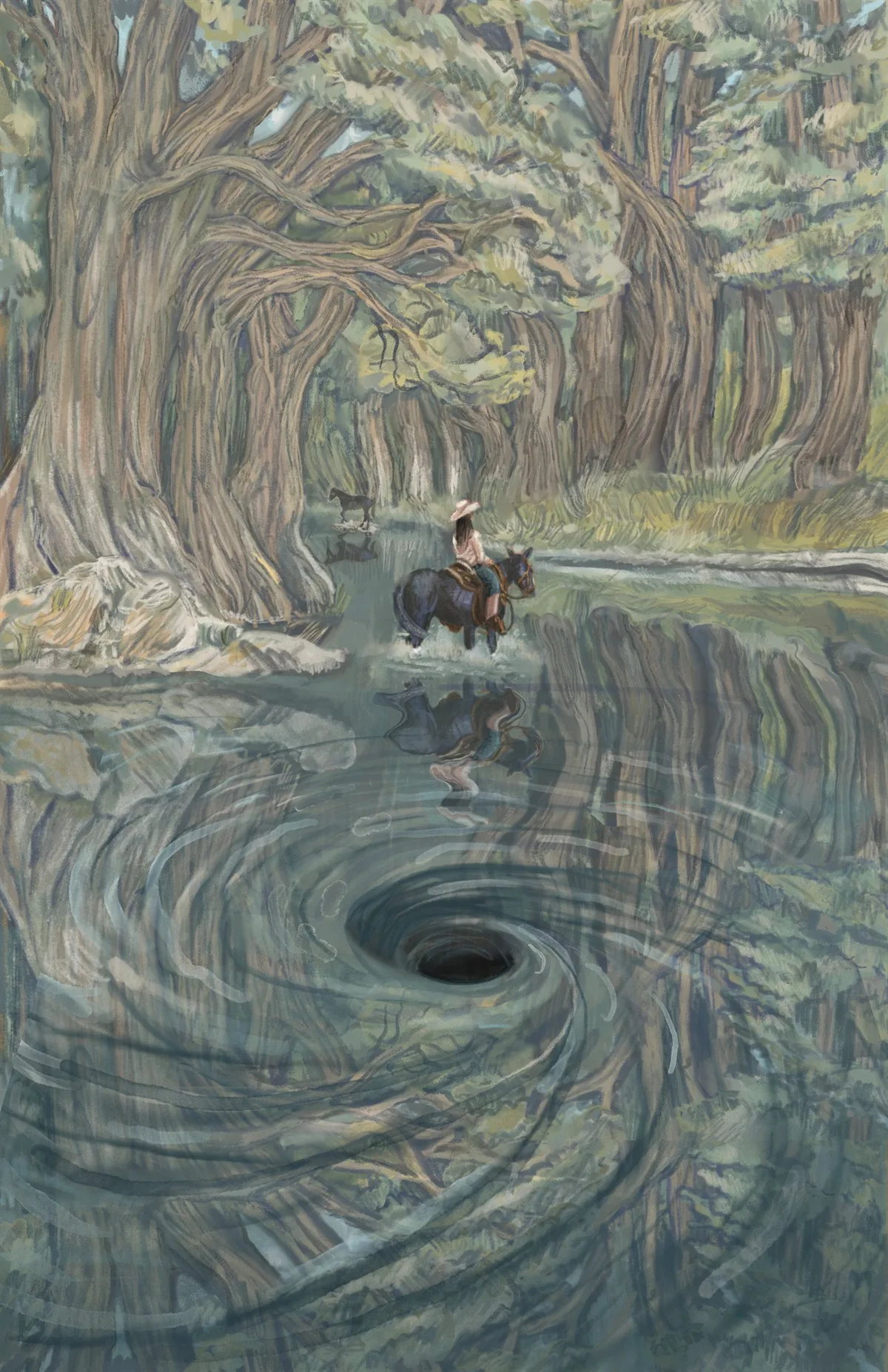 Rio Sabinas Illustration
